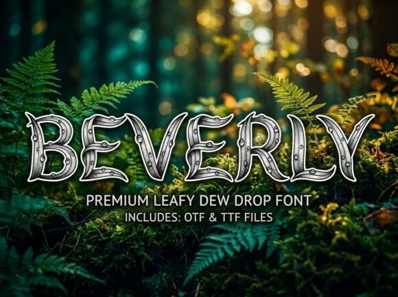 Beverly: A Display Font That Commands Attention
