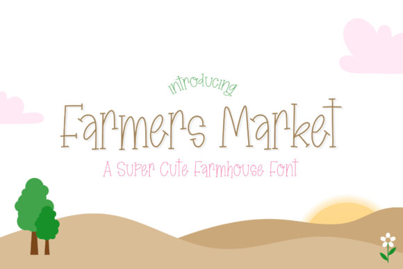 Farmers Market: A Display Font with Boutique Charm