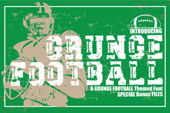 Grunge Football: The Display Typeface for Bold Branding