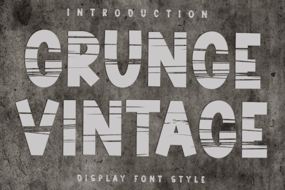 Grunge Vintage: The Typeface That Brings Authentic Edge
