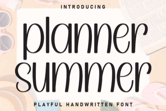Infuse Your Designs with Warmth: The Planner Summer Font