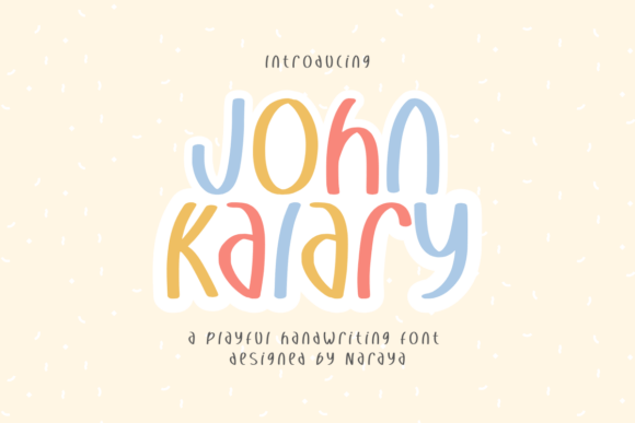 John Kalary: A Handwriting Font with Heart and Character
