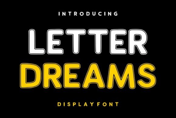 Letter Dreams: A Font That Feels Like a Friendly Wave