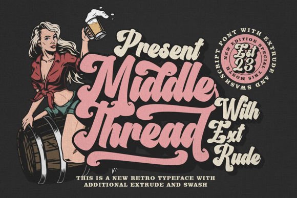 Middle Thread: Weaving Retro Charm into Modern Branding