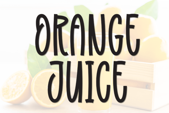 Orange Juice: The Friendly Typeface for Modern Brands
