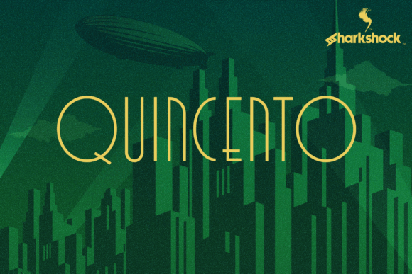 Quincento: A Roaring Twenties Font for Modern Design