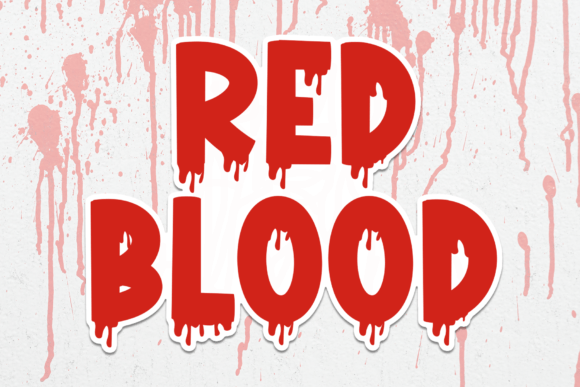 Red Blood: The Quirky Display Font with Serious Versatility