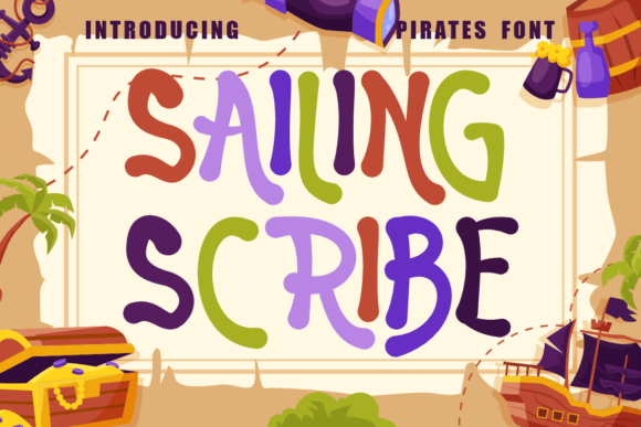 Sailing Scribe: A Pirate Font for Bold Branding & Creative Projects