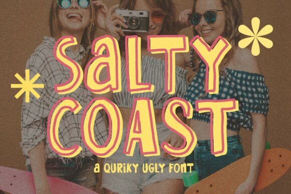 Salty Coast: The Unapologetically Bold Font for Authentic Brands