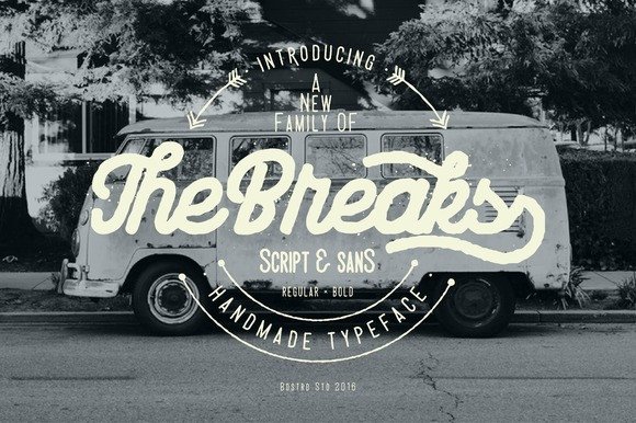 The Breaks: A Retro Typeface with Modern Soul