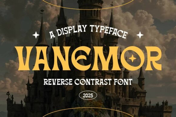 Vanemor: A Font That Blends Gothic Drama with Fairytale Flair