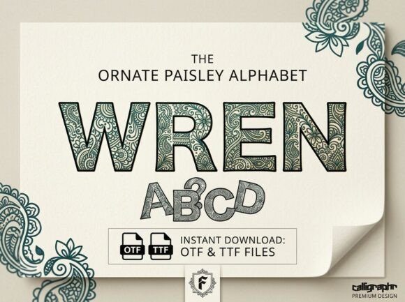 Wren: Where Typography Becomes a Bohemian Tapestry